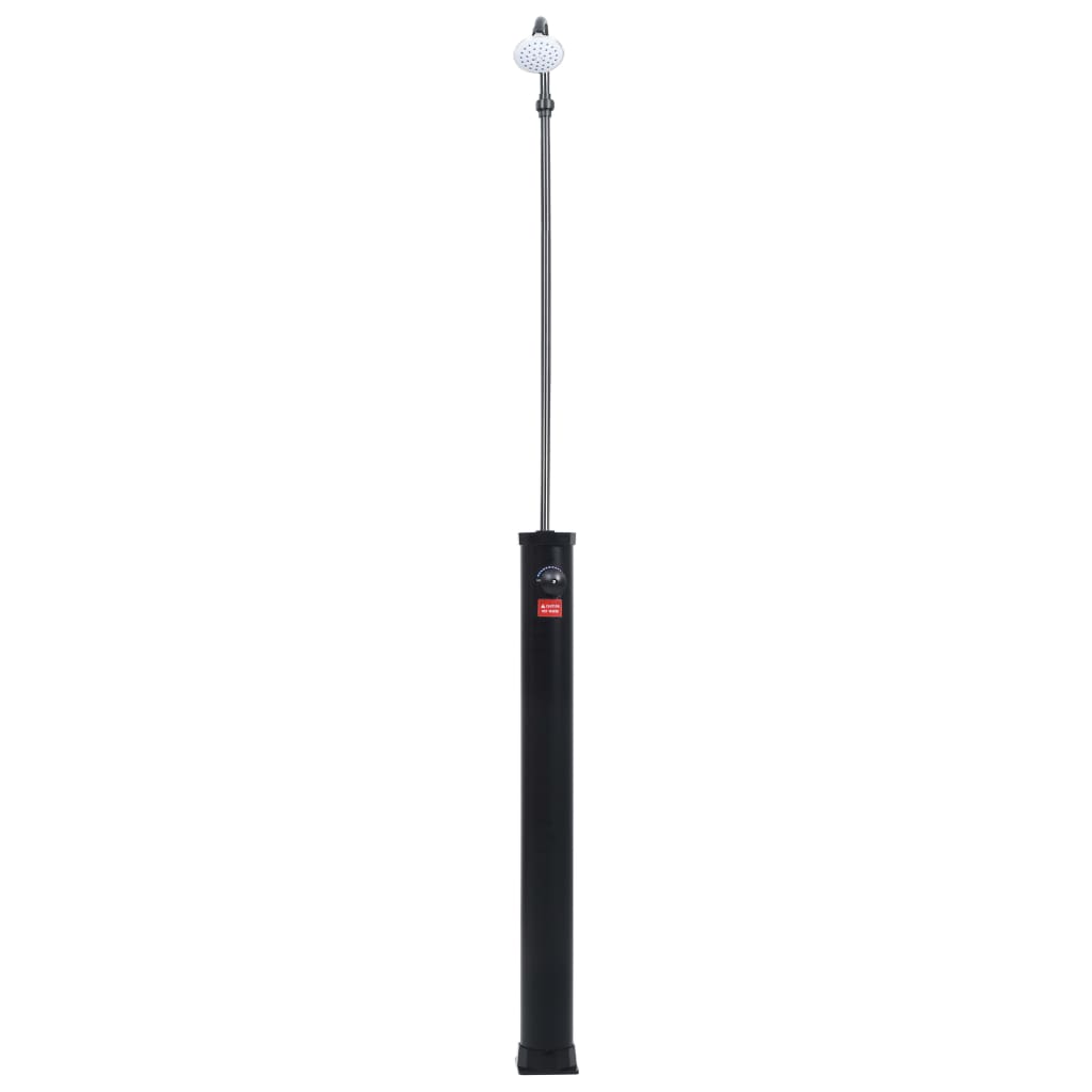 Buitendouche solar 8 L 215 cm zwart - AllerleiShop