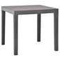 Tuintafel 78x78x72 cm kunststof mokka - AllerleiShop