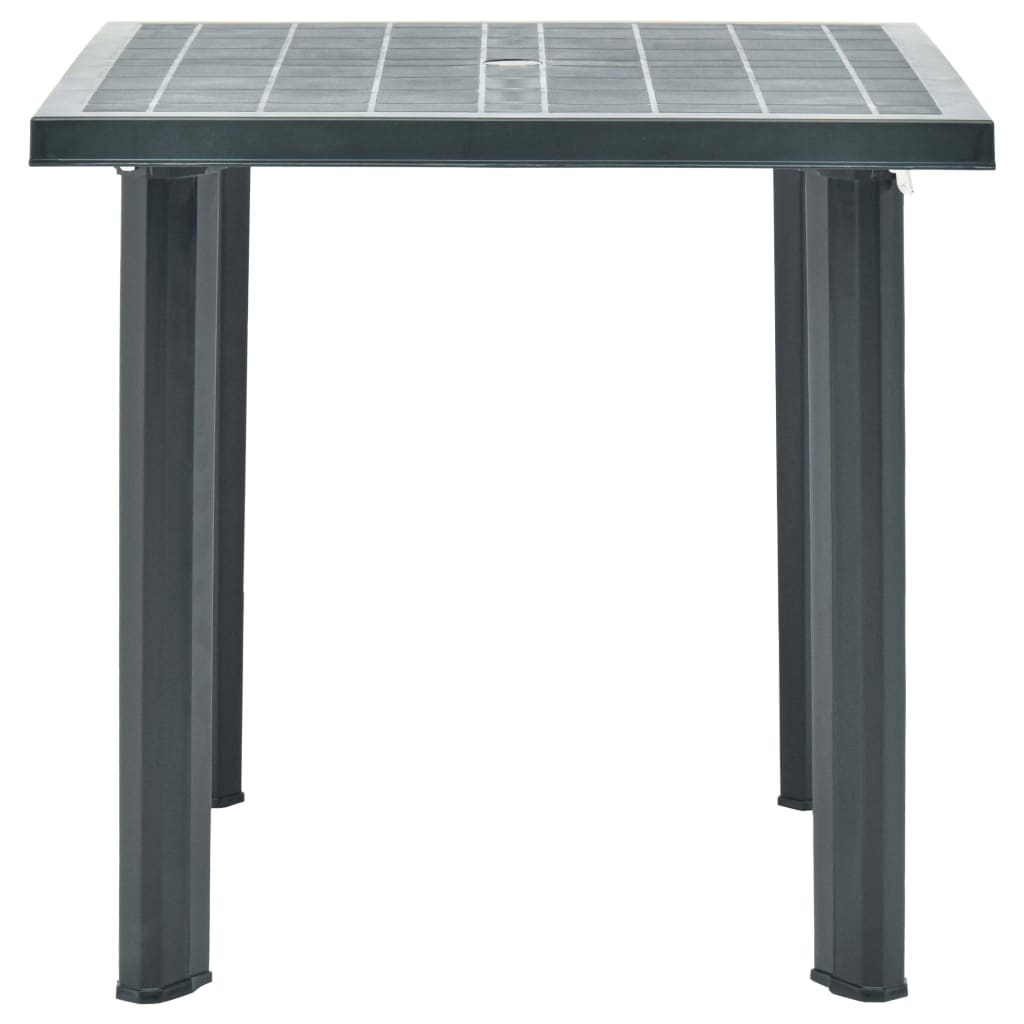 Tuintafel 80x75x72 cm kunststof groen - AllerleiShop