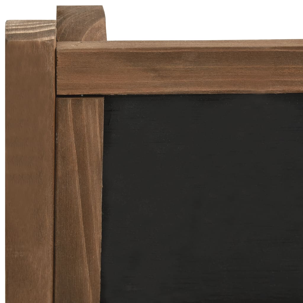 Plantenstandaard 3-laags met bord 40x30x90 cm massief vurenhout - AllerleiShop