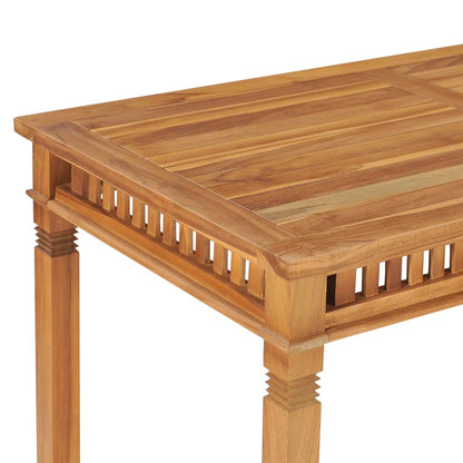 Tuintafel 110x65x80 cm massief teakhout - AllerleiShop