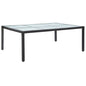 Tuintafel 200x150x74 cm poly rattan zwart - AllerleiShop