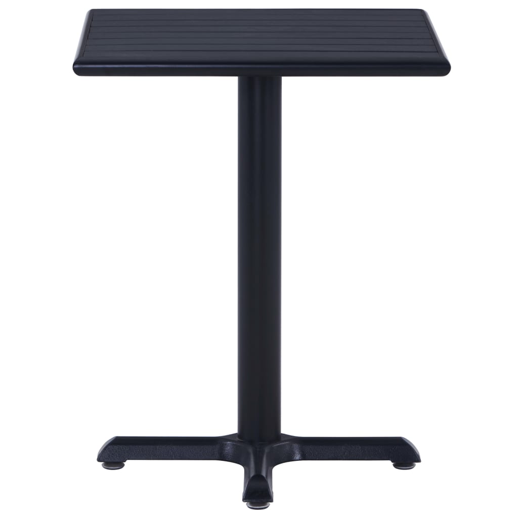 Tuintafel 60x60x75 cm zwart - AllerleiShop