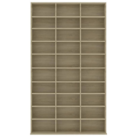 Cd-kast 102x16x177,5 cm bewerkt hout sonoma eikenkleurig - AllerleiShop