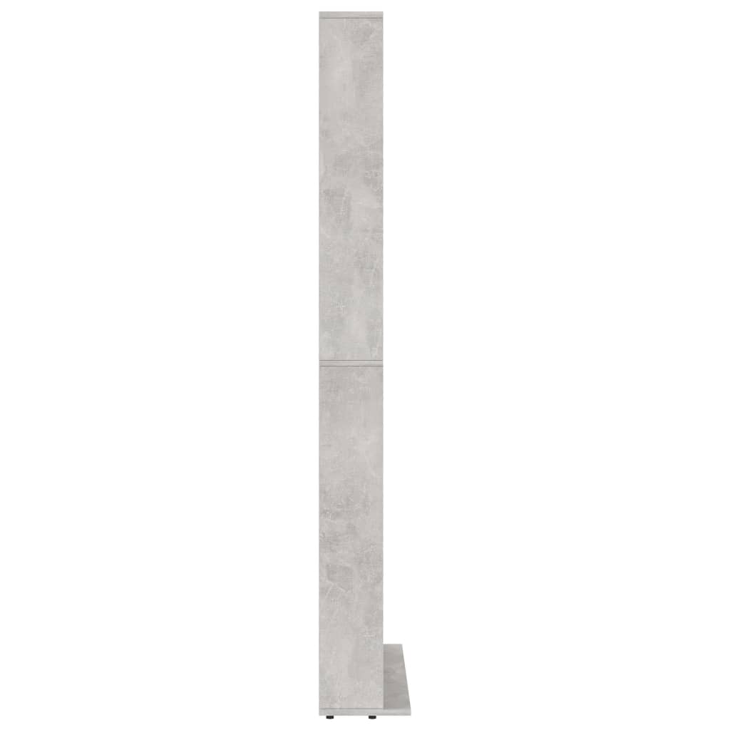 Cd-kast 102x16x177,5 cm bewerkt hout betongrijs - AllerleiShop