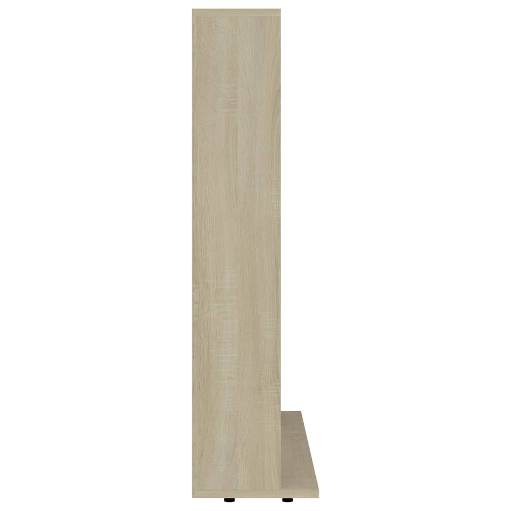 Cd-kast 102x23x89,5 cm bewerkt hout sonoma eikenkleurig - AllerleiShop