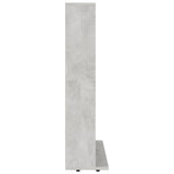 Cd-kast 102x23x89,5 cm bewerkt hout betongrijs - AllerleiShop