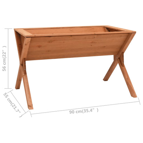 Plantenbak 90x55x56 cm vurenhout - AllerleiShop