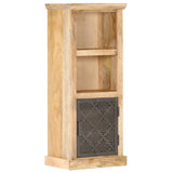 Hoge kast met deur 45x32x110 cm massief mangohout