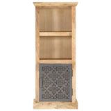 Hoge kast met deur 45x32x110 cm massief mangohout