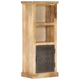 Hoge kast met deur 45x32x110 cm massief mangohout