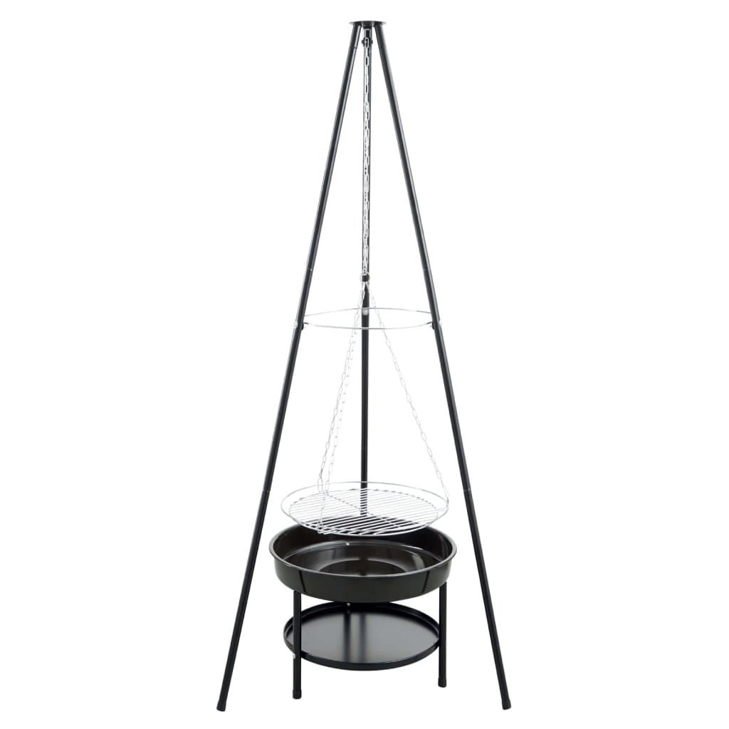 RedFire Tuinbarbecue met driepoot en vuurschaal 50 cm zwart - AllerleiShop