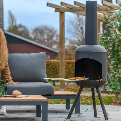 RedFire Tuinhaard met grillrooster Fuego groot zwart - AllerleiShop