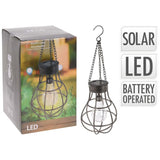 ProGarden Solarlamp peertje met 10 LED's metaal - AllerleiShop