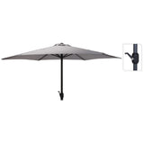 ProGarden Parasol Monica 270 cm lichtgrijs - AllerleiShop