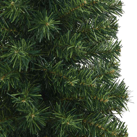 Kunstkerstboom met standaard smal 180 cm PVC groen - AllerleiShop