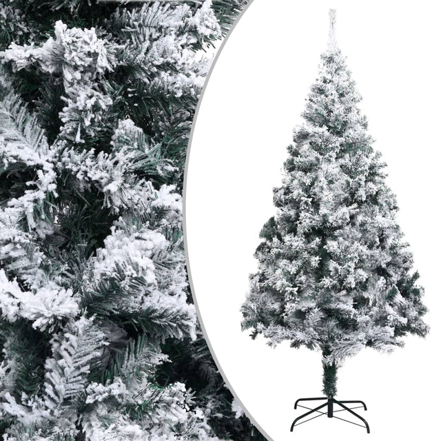 Kunstkerstboom met sneeuw 180 cm groen - AllerleiShop