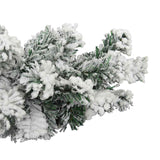 Kerstslinger met sneeuw 10 m PVC groen - AllerleiShop