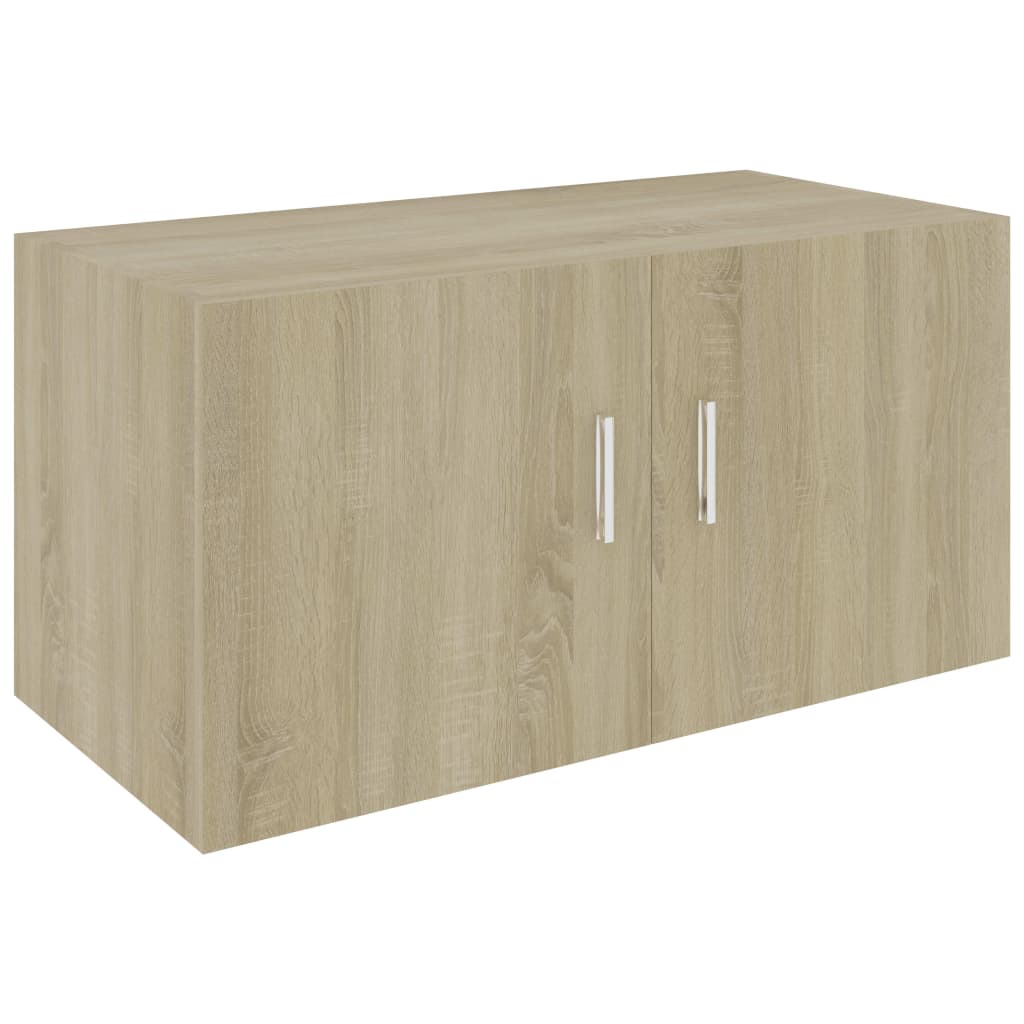 Hangkast 80x39x40 cm bewerkt hout sonoma eikenkleurig - AllerleiShop