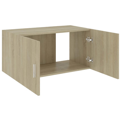 Hangkast 80x39x40 cm bewerkt hout sonoma eikenkleurig - AllerleiShop