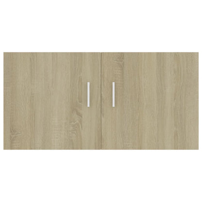 Hangkast 80x39x40 cm bewerkt hout sonoma eikenkleurig - AllerleiShop