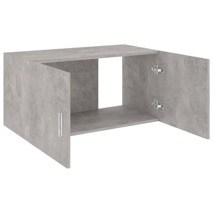 Hangkast 80x39x40 cm bewerkt hout betongrijs - AllerleiShop