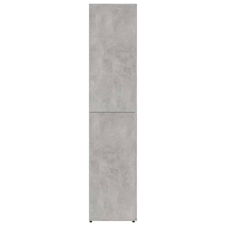 Schoenenkast 80x39x178 cm bewerkt hout betongrijs - AllerleiShop