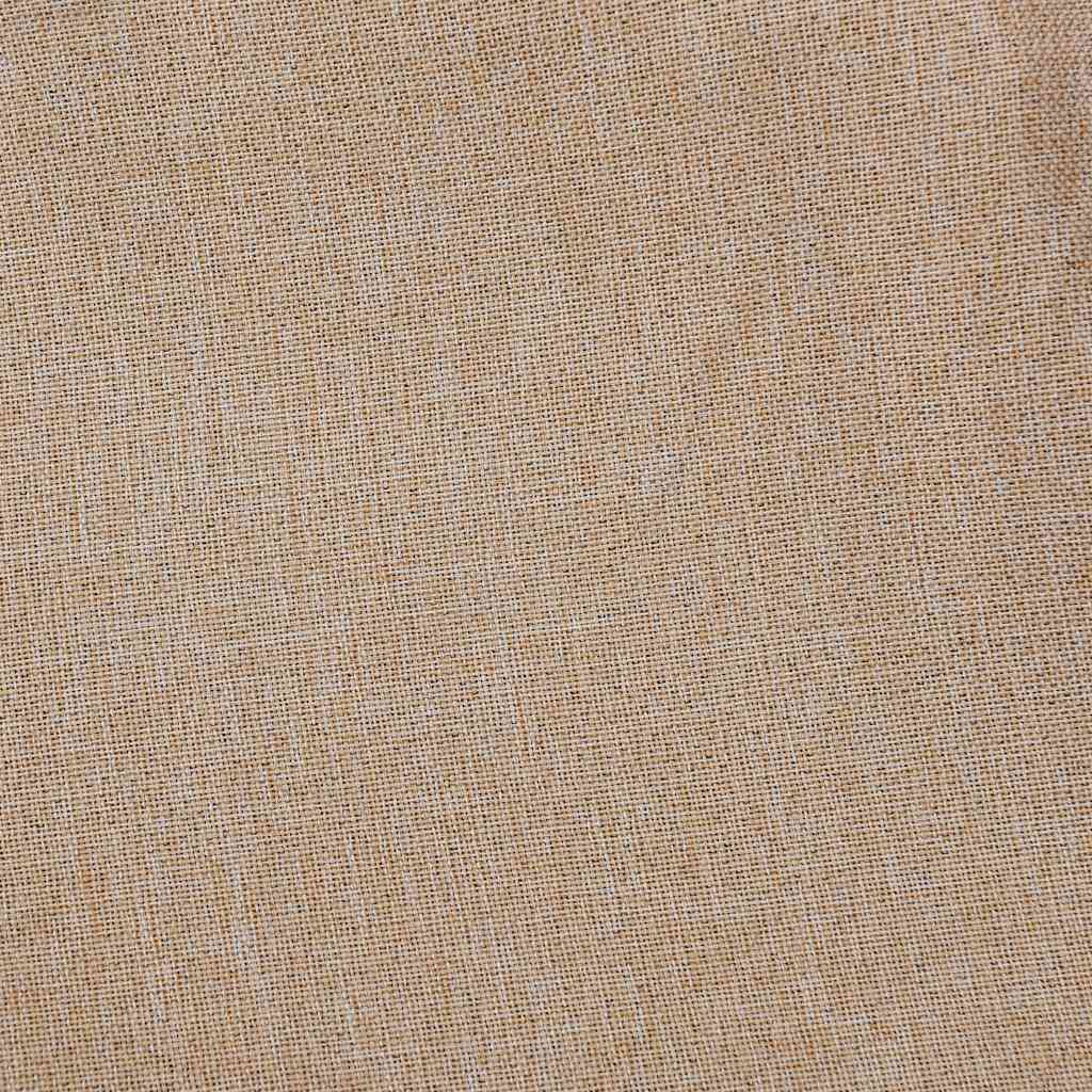 Gordijnen linnen-look verduisterend ogen 2 st 140x175 cm beige - AllerleiShop