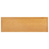 Ladekast 105x33,5x73 cm massief eikenhout