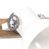 Wandlamp industrieel E27 90x25 cm wit - AllerleiShop