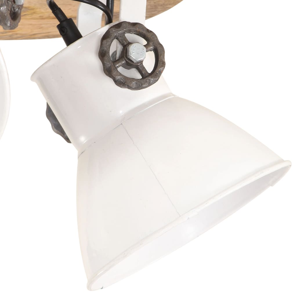 Plafondlamp industrieel 25 W E27 42x27 cm wit - AllerleiShop