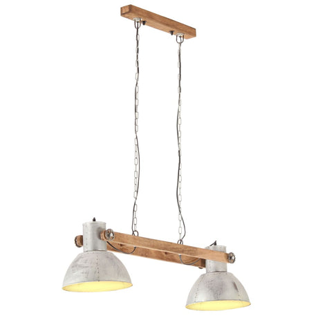 Hanglamp industrieel 25 W E27 109 cm zilverkleurig - AllerleiShop