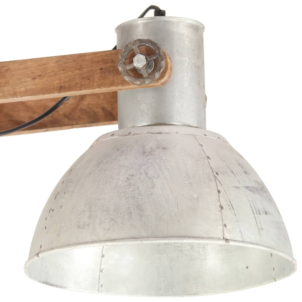 Hanglamp industrieel 25 W E27 109 cm zilverkleurig - AllerleiShop