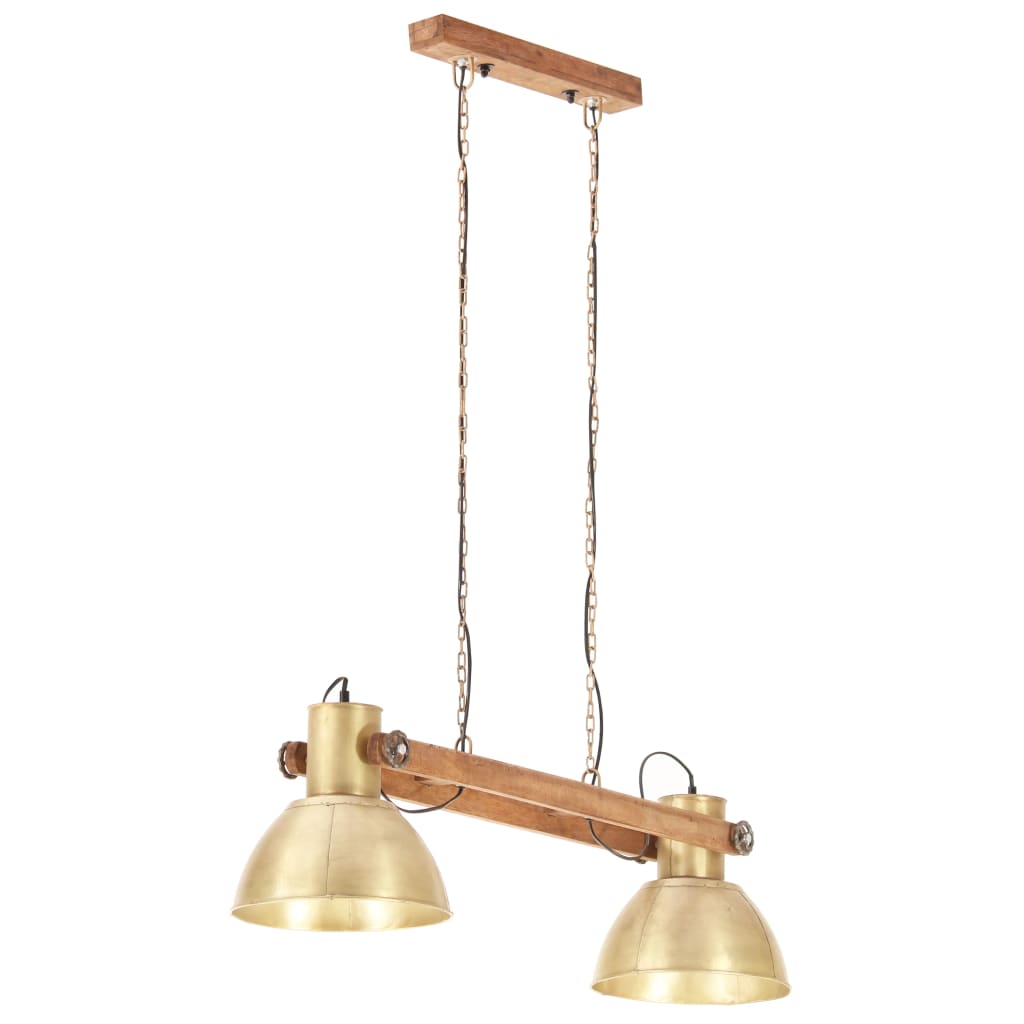 Hanglamp industrieel 25 W E27 109 cm messingkleurig - AllerleiShop