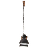 Hanglamp industrieel 25 W E27 109 cm zwart