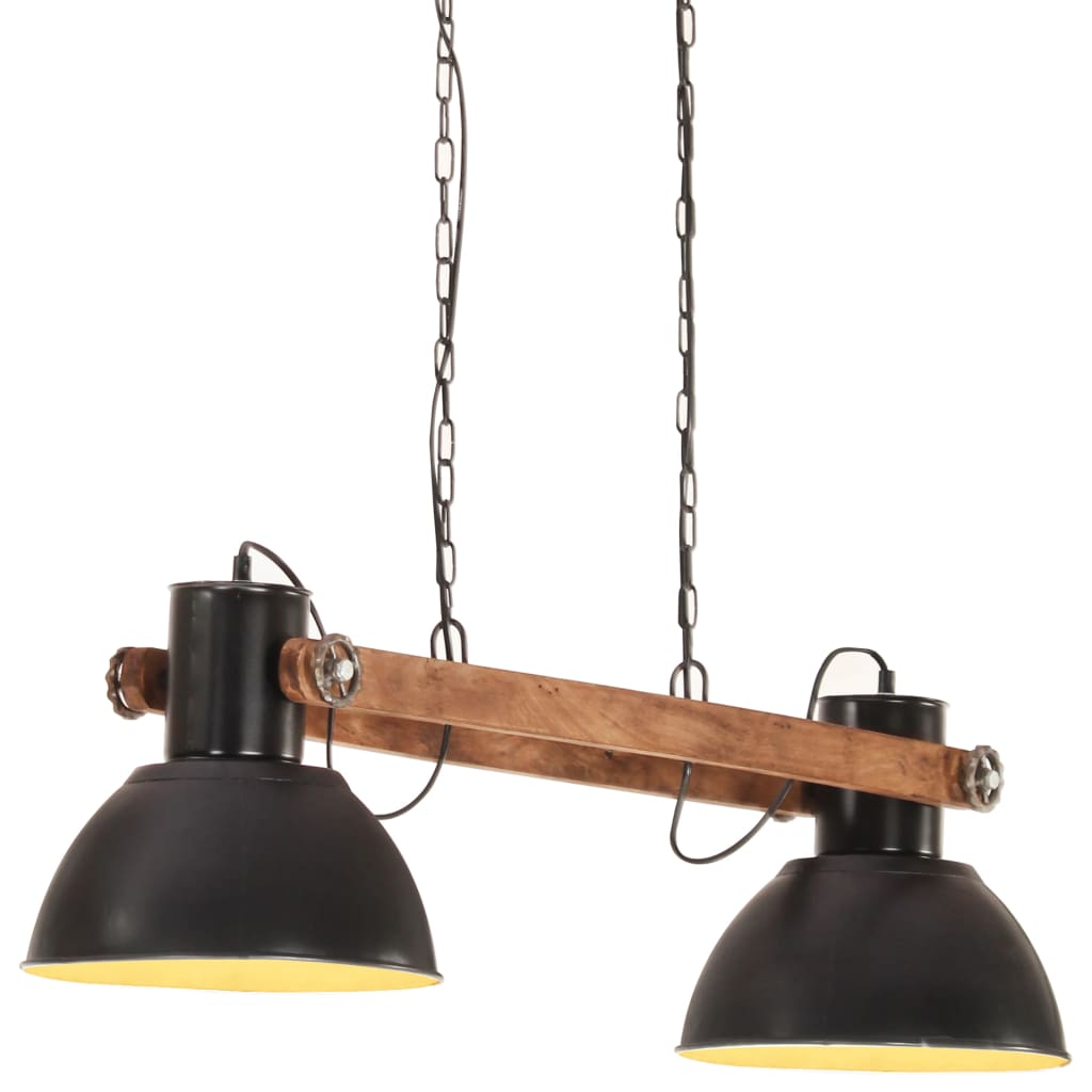 Hanglamp industrieel 25 W E27 109 cm zwart