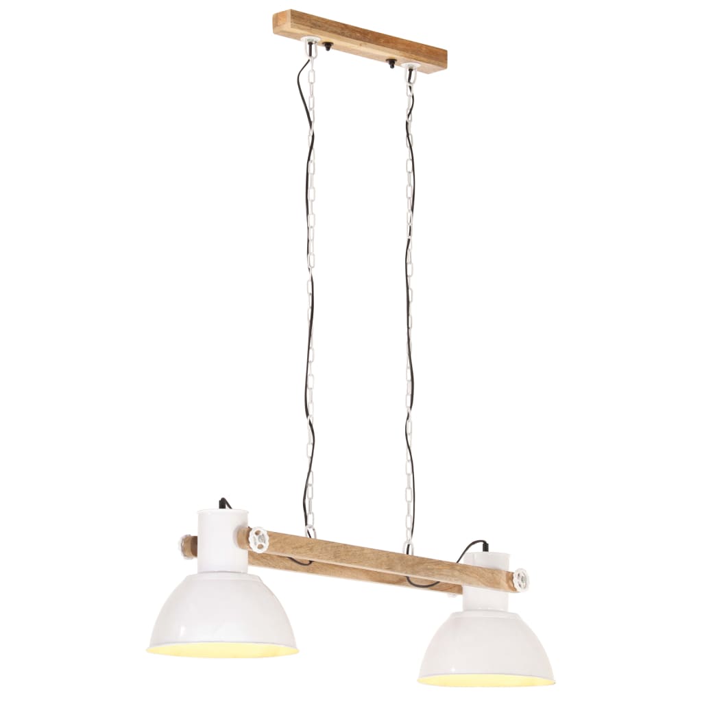 Hanglamp industrieel 25 W E27 109 cm wit - AllerleiShop