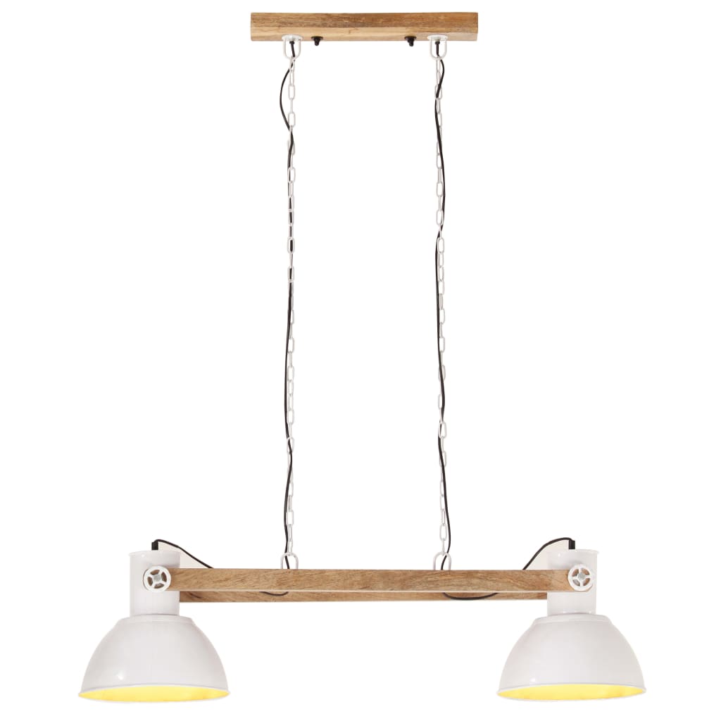 Hanglamp industrieel 25 W E27 109 cm wit - AllerleiShop