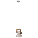 Hanglamp industrieel rond 25 W E27 19 cm zilverkleurig - AllerleiShop