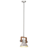 Hanglamp industrieel rond 25 W E27 19 cm zilverkleurig - AllerleiShop