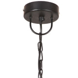 Hanglamp industrieel rond 25 W E27 30 cm zwart