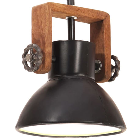 Hanglamp industrieel rond 25 W E27 19 cm zwart - AllerleiShop