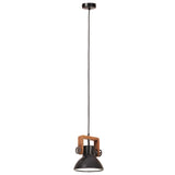 Hanglamp industrieel rond 25 W E27 19 cm zwart - AllerleiShop