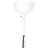 Hanglamp industrieel rond 25 W E27 40 cm wit - AllerleiShop