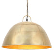 Hanglamp industrieel vintage rond 25 W E27 41 cm messingkleurig - AllerleiShop