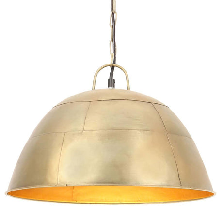 Hanglamp industrieel vintage rond 25 W E27 41 cm messingkleurig - AllerleiShop