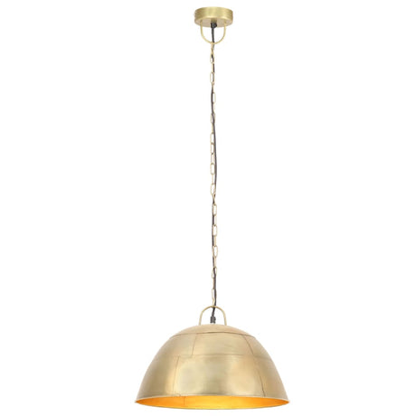 Hanglamp industrieel vintage rond 25 W E27 41 cm messingkleurig - AllerleiShop