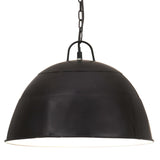 Hanglamp industrieel vintage rond 25 W E27 41 cm zwart