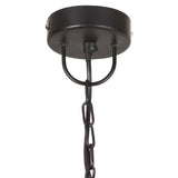 Hanglamp industrieel vintage rond 25 W E27 31 cm zwart - AllerleiShop