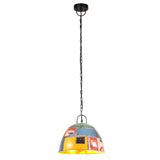 Hanglamp industrieel vintage rond 25 W E27 31 cm meerkleurig